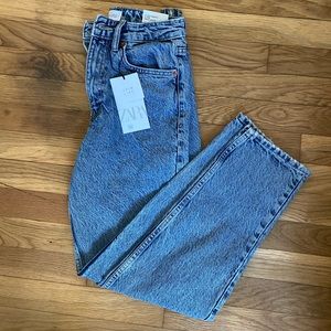 Zara High-Rise Mom Jeans